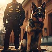 ¿Sabías que puedes adoptar a un perro retirado de la policía?