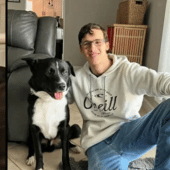 Mascotas al rescate: Axel, un border collie salvo la vida de su dueño