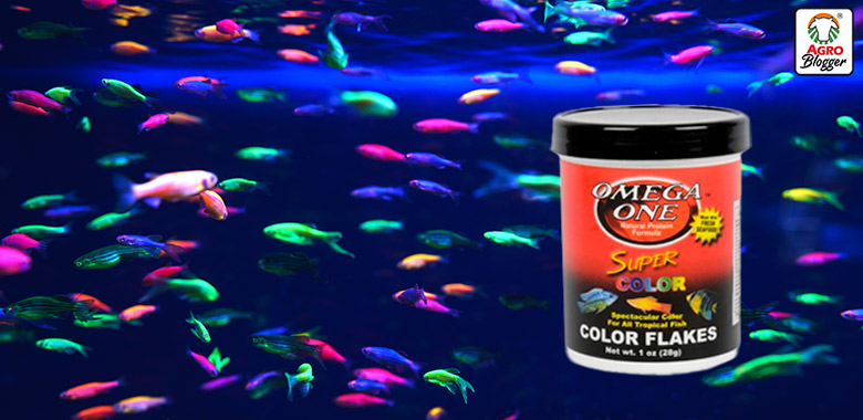 alimento para peces omega one color flakes