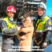 Emotivo rescate: Coco sobrevivió a los incendios en Valencia luego de ocho días de búsqueda
